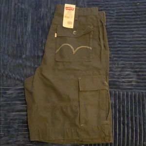 Black Levi Cargo Shorts